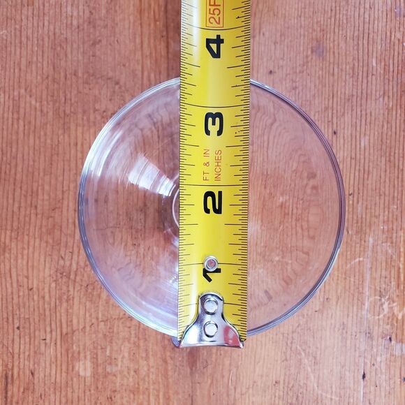 Coffee Tea 8oz Arcoroc France Clear Glass Espresso Punch Bowl Cups Set Of 8 - Picture 7 of 9